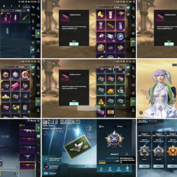 #2119N | Lv 74 - 144 Set M416 The Fool lv4 Mk14 Red + 5 Weapon Lab Rp S51112M3A11MaxS78913On Elysian Bloom Set Open Twin Hair S5 4